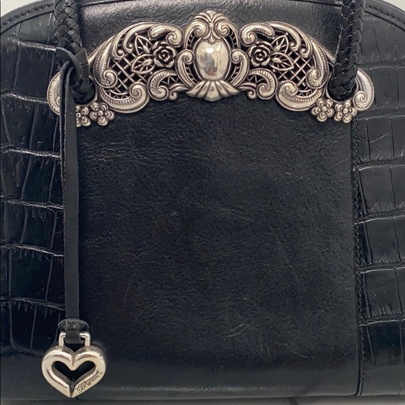 Black, leather, vintage Brighton handbag. - Picture 2 of 5